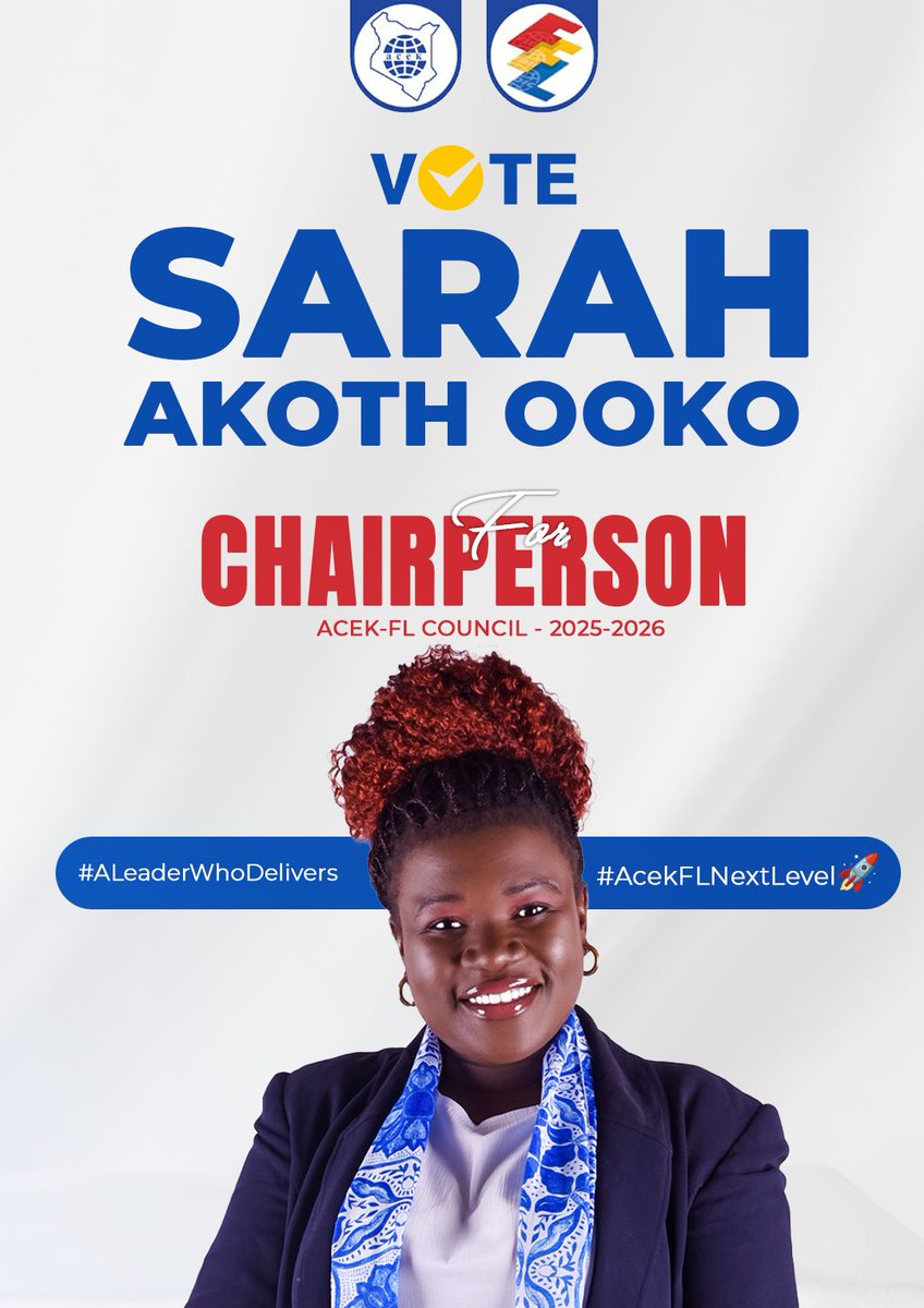 akoth_ouda's tweet photo. As we gear to tune into this exciting debate, I believe I'm equal to the task and prepared to lead an energised council
Evidence iko kwa Kalatas!!

✅️Vote Sarah Akoth for ACEK-FL Council Chairperson
#ElevatenaAkoth #ALeaderWhoDelivers https://t.co/IjxXwyLV7v