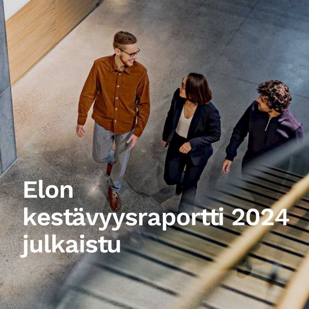 ⭐ Olemme julkaisseet tilinpäätöksen ja hallituksen toimintakertomuksen vuodelta 2024. Kestävyydestä raportoimme EU:n kestävyysraportointi-direktiivin (CSRD) mukaisesti. 

Elon tilinpäätös ja kestävyysraportti 2024: elo.fi/fi-fi/uutiset/…