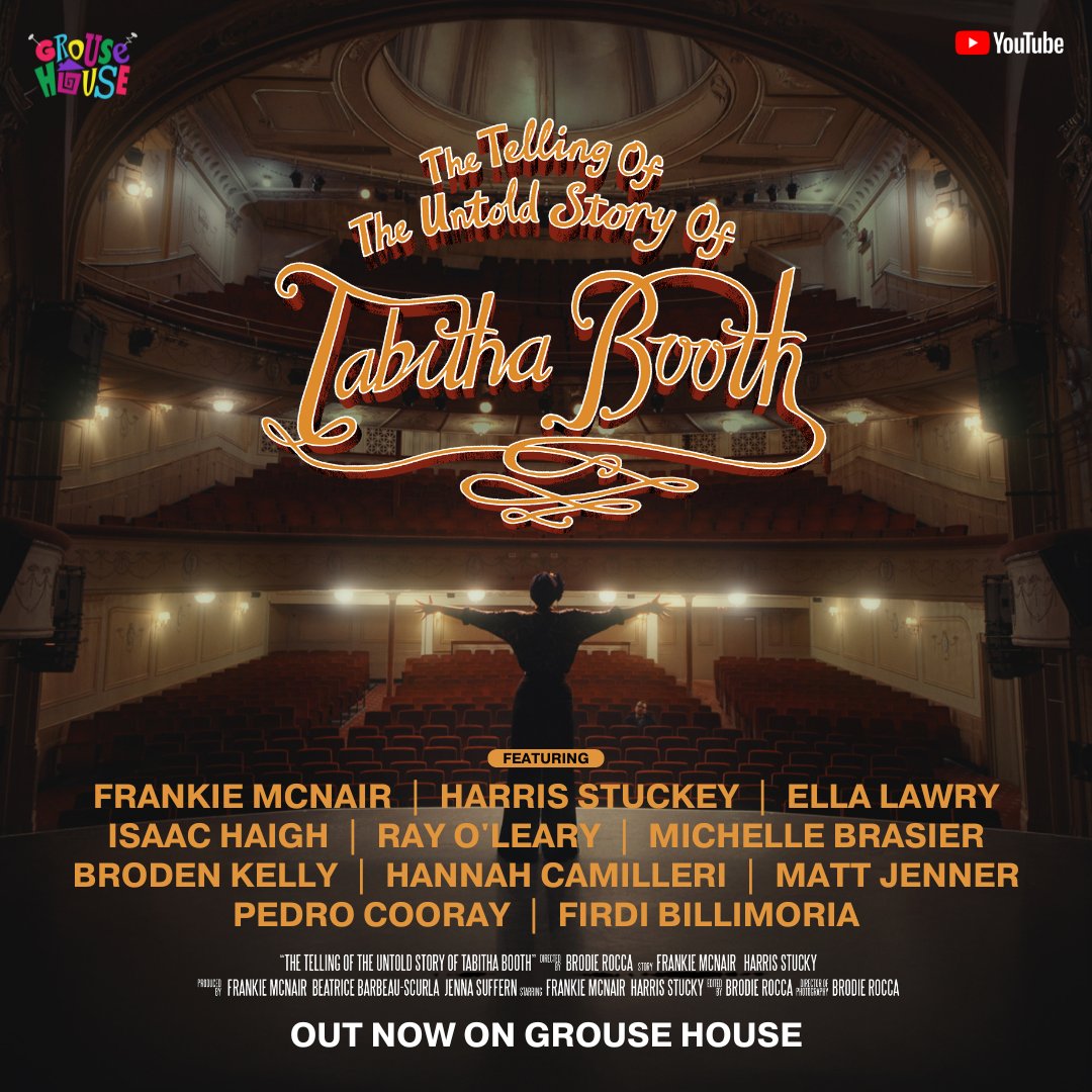 Grouse House (@grousehousetv) on Twitter photo IT'S SHOWTIME! The new mockumentary from <a href="/FrankieMcnair/">Frankie McNair</a> 'The Telling of the Untold Story of Tabitha Booth' is out now on Grouse House YouTube youtu.be/bNAJZ2RcQ2g IT'S SHOWTIME! The new mockumentary from <a href="/FrankieMcnair/">Frankie McNair</a> 'The Telling of the Untold Story of Tabitha Booth' is out now on Grouse House YouTube youtu.be/bNAJZ2RcQ2g