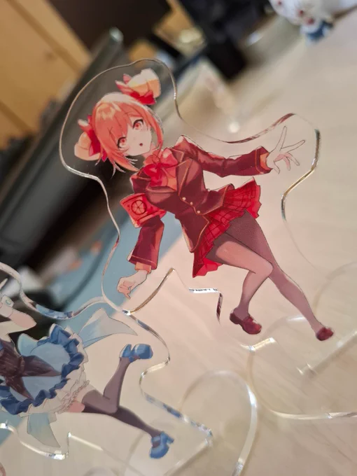 kinmugi氏()からRBB子ちゃんのアクスタを頂きました!本当にありがとう!!! カラーリングやサイズ感等々最高で世界一可愛くて感動と震えが止まらない、幸せの共有です