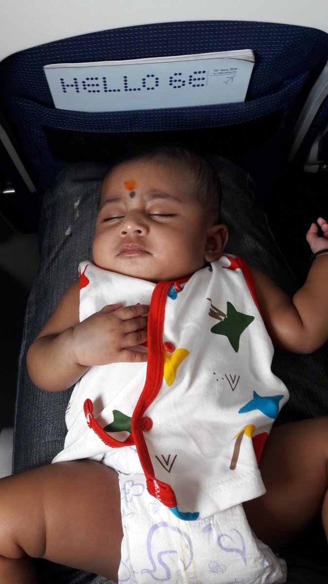 dhirenkpanda's tweet photo. Hello @IndiGo6E
While browsing the old photos, I came across this one abord an Indigo aircraft on Jun 10 2018, my twins were just 5 months.
Before flight, was quite worried, but I am happy to share that they had sound sleep and were very comfortable throughout the journey. https://t.co/jmZpyrznyq