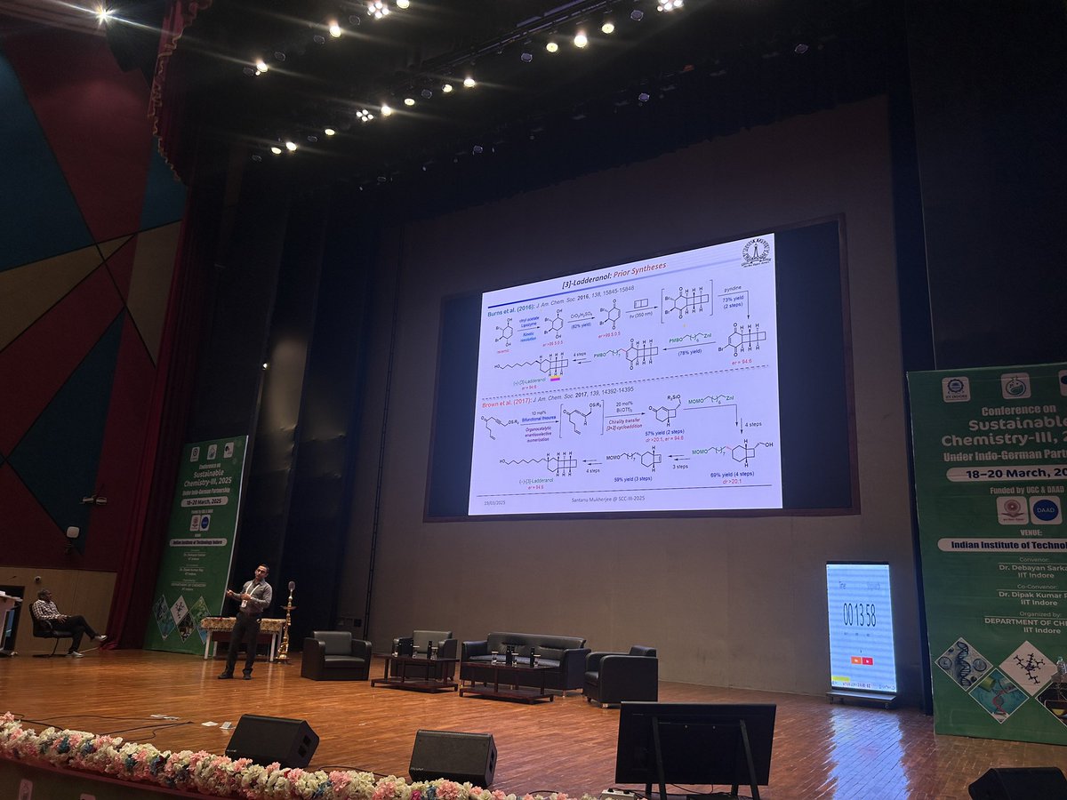 Department of Chemistry, IIT Indore (@chemistryiiti) on Twitter photo Prof. Shantanu Mukherjee is delivering a thought-provoking key note lecture on asymmetric catalysis in SCC-III.<a href="/DebayanDr/">Dr. Debayan Sarkar</a> <a href="/dipak_666/">Dipak Kumar Roy</a> <a href="/LabMukherjee/">Santanu Mukherjee</a> <a href="/IITIOfficial/">IIT Indore</a> Prof. Shantanu Mukherjee is delivering a thought-provoking key note lecture on asymmetric catalysis in SCC-III.<a href="/DebayanDr/">Dr. Debayan Sarkar</a> <a href="/dipak_666/">Dipak Kumar Roy</a> <a href="/LabMukherjee/">Santanu Mukherjee</a> <a href="/IITIOfficial/">IIT Indore</a>