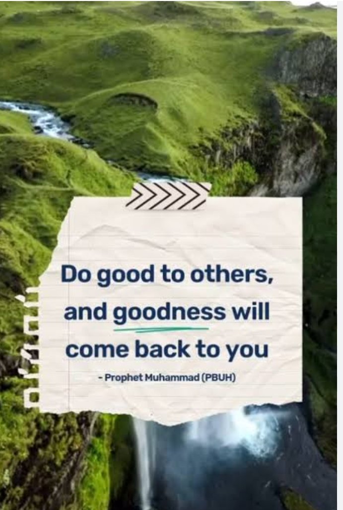 Please be kind to the less fortunate specially during this holly month of Ramadan. Remember as they say kindness always has a way of coming back full circle.