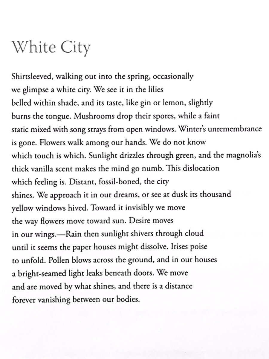 Magnificent spring poem, from Mark Irwin’s American Urn: Selected Poems (1987-2014), published by Ashland Poetry Press.