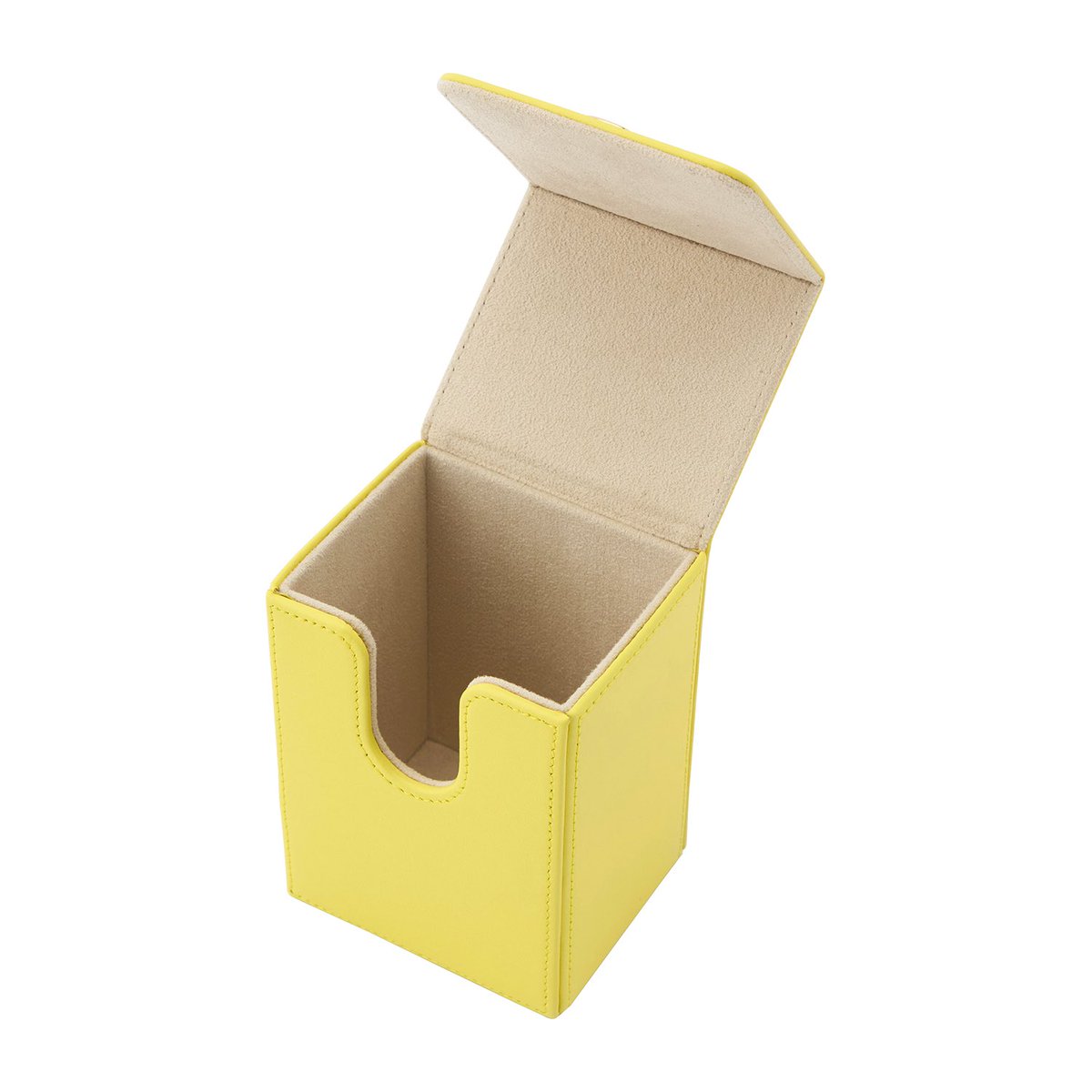 ポケカ新商品】 本革フリップデッキケース ピカチュウの表面/裏面