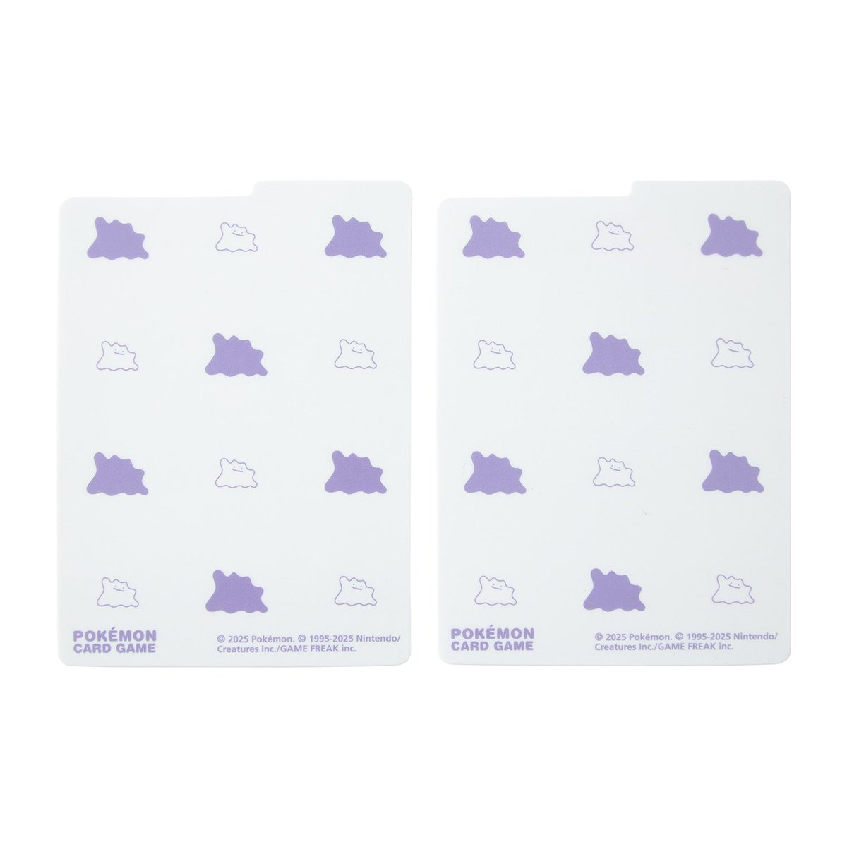 ポケカ新商品】 本革フリップデッキケース メタモンの表面/裏面/仕切り