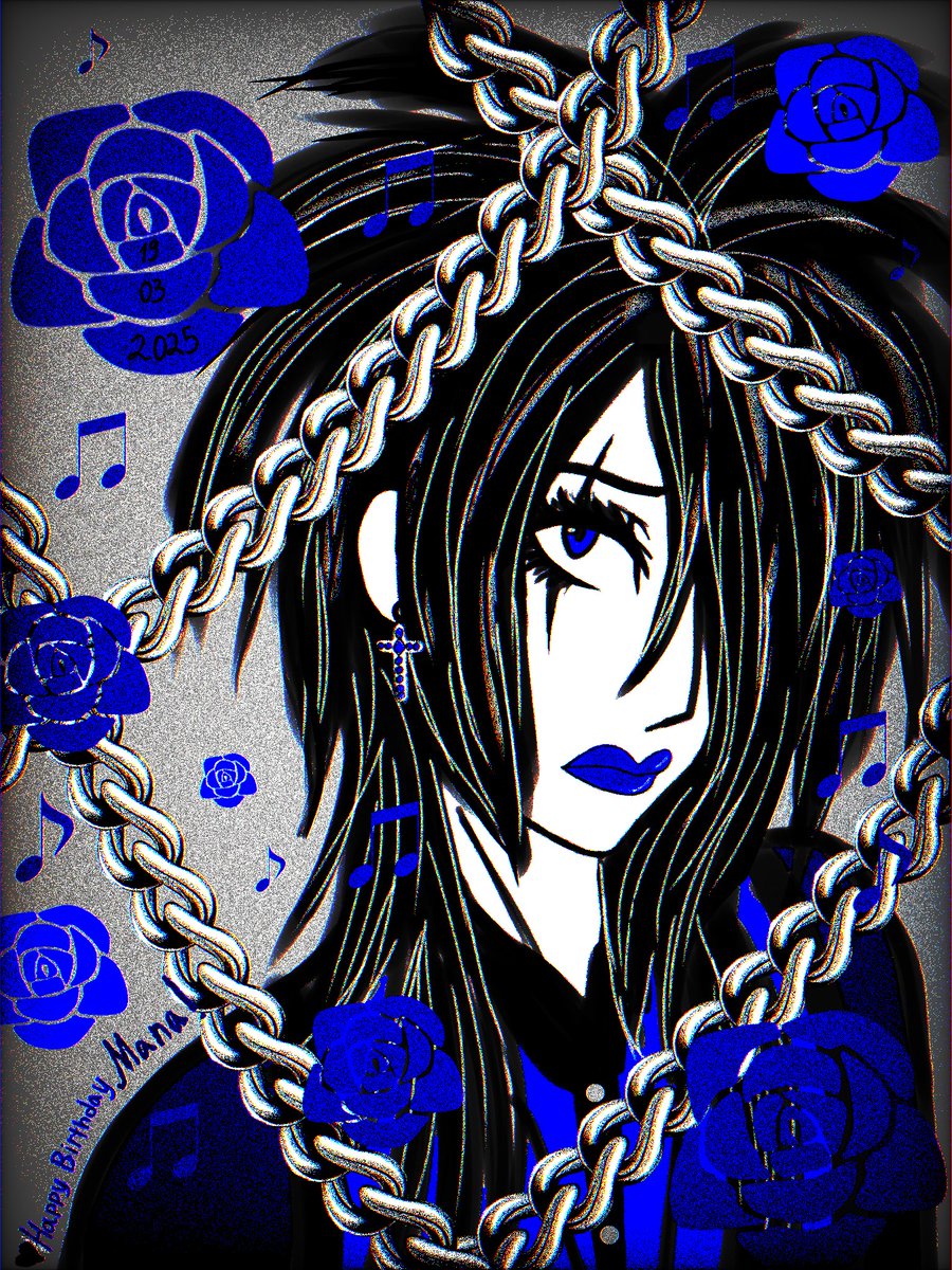 VNikor's tweet photo. Happy Birthday Mana Sama!!! 💙💙💙💙💙

#MALICEMIZER
#MOIDIXMOIS
#manasama https://t.co/0abCWSrhhF