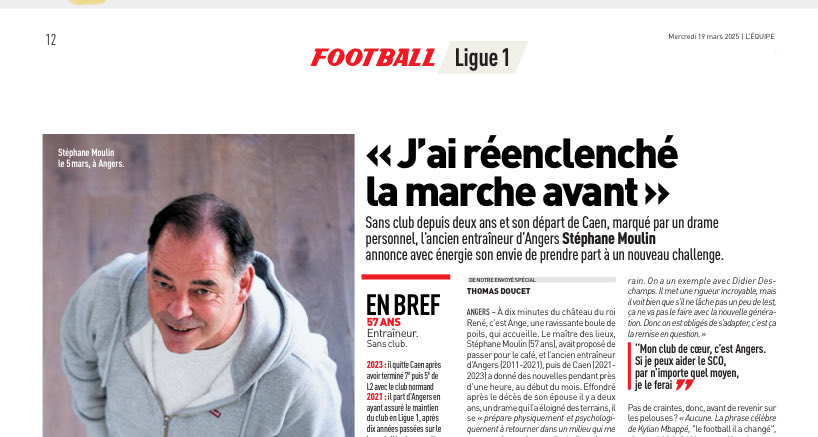 Une bonne nouvelle pour le football. 
A lire dans ⁦<a href="/lequipe/">L'Équipe</a>⁩