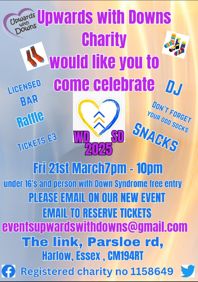 upwardsdowns's tweet image. We are holding our WDSD Disco on Friday. If you would like to attend please send us an email
Xx