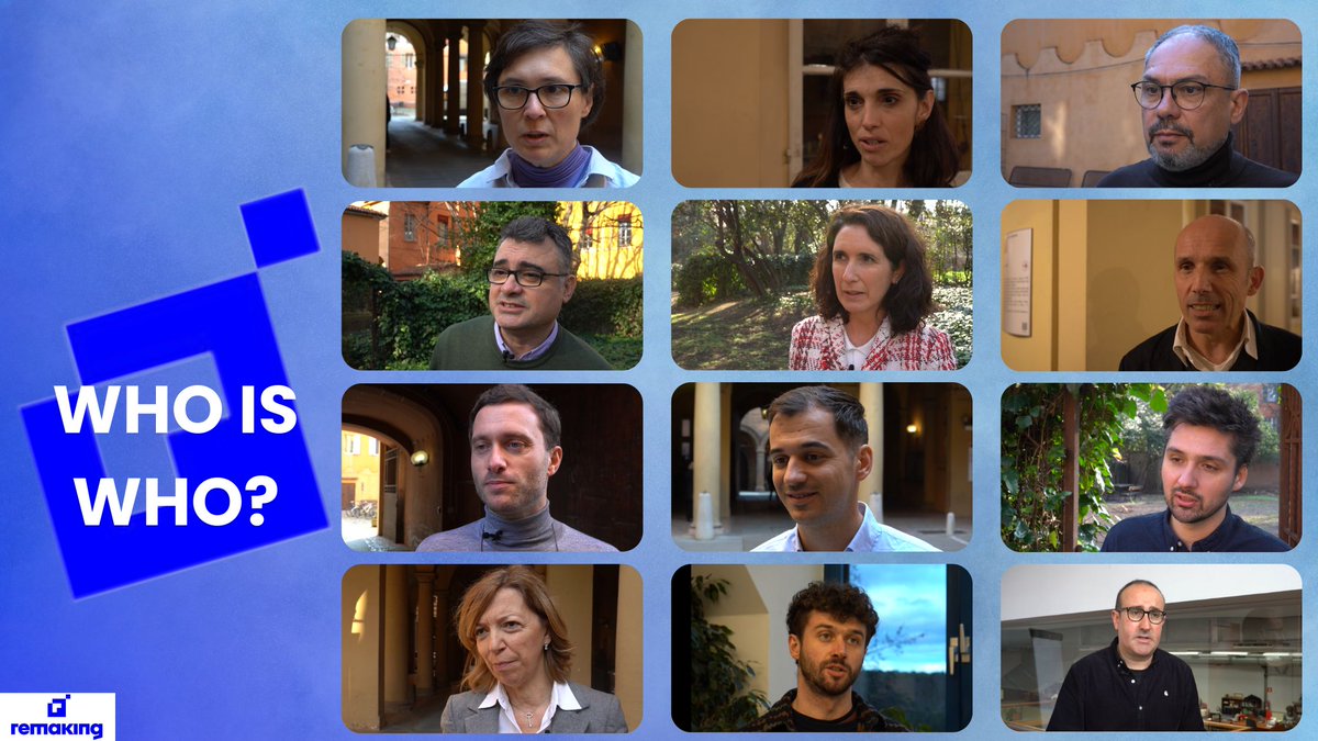 Remaking (@remaking_eu) on Twitter photo Who is who in #Remaking❓
 
🎯We have interviewed the leaders of each project team
Find out more about the work of each group in the project 🎥
remaking-project.eu/resources/vide…
#HorizonEU #RemoteWorking Who is who in #Remaking❓
 
🎯We have interviewed the leaders of each project team
Find out more about the work of each group in the project 🎥
remaking-project.eu/resources/vide…
#HorizonEU #RemoteWorking