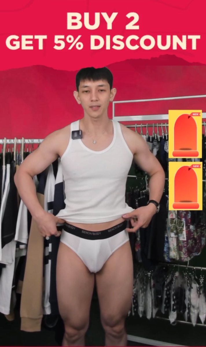 libogaccount's tweet photo. Tama na DM, eto na. 
Your live seller guy in white undies and sando.🔥 https://t.co/yg12KDDggc