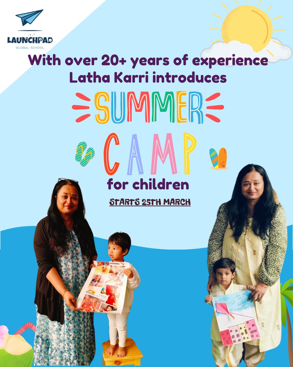 launchpad_sch's tweet image. ⏳ 6 Days to Go! LaunchPad Global School Summer Camp 2025 🌟

✅ Full Day: 8:30 AM – 5:00 PM (Extendable)
✅ Half Day: 8:30 AM – 11:30 AM

📅 Starts March 25th!
🚀 Limited spots remaining — Register NOW!

📞 Call 8143675416