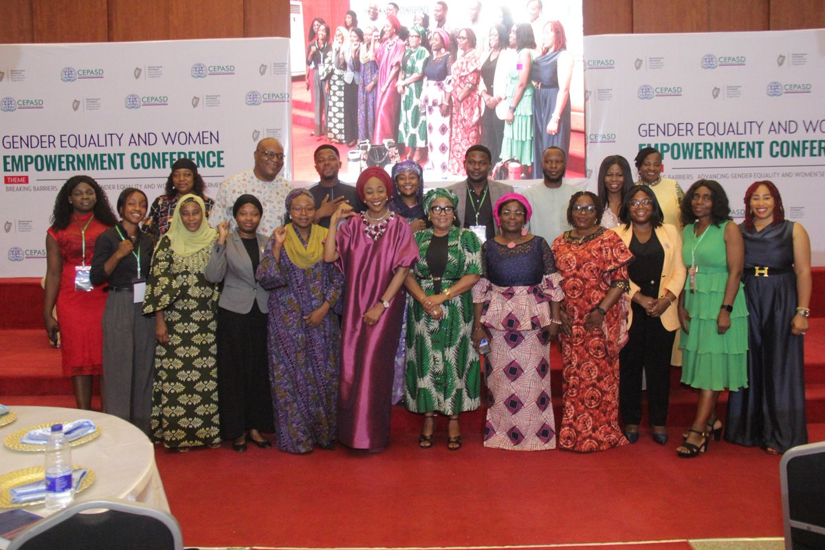 CEPASDAfrica's tweet photo. @CEPASDAfrica Gender equality and women empowerment Conference with the support of Government of Ireland International Development Programme through the Embassy of @IrlEmbNigeria was a Success
@CanHCNigeria @unwomenNG @FordNigeria @FundHumanRights @ActionAidNG @AderonkeW @UN https://t.co/tkvUNJlpZ7