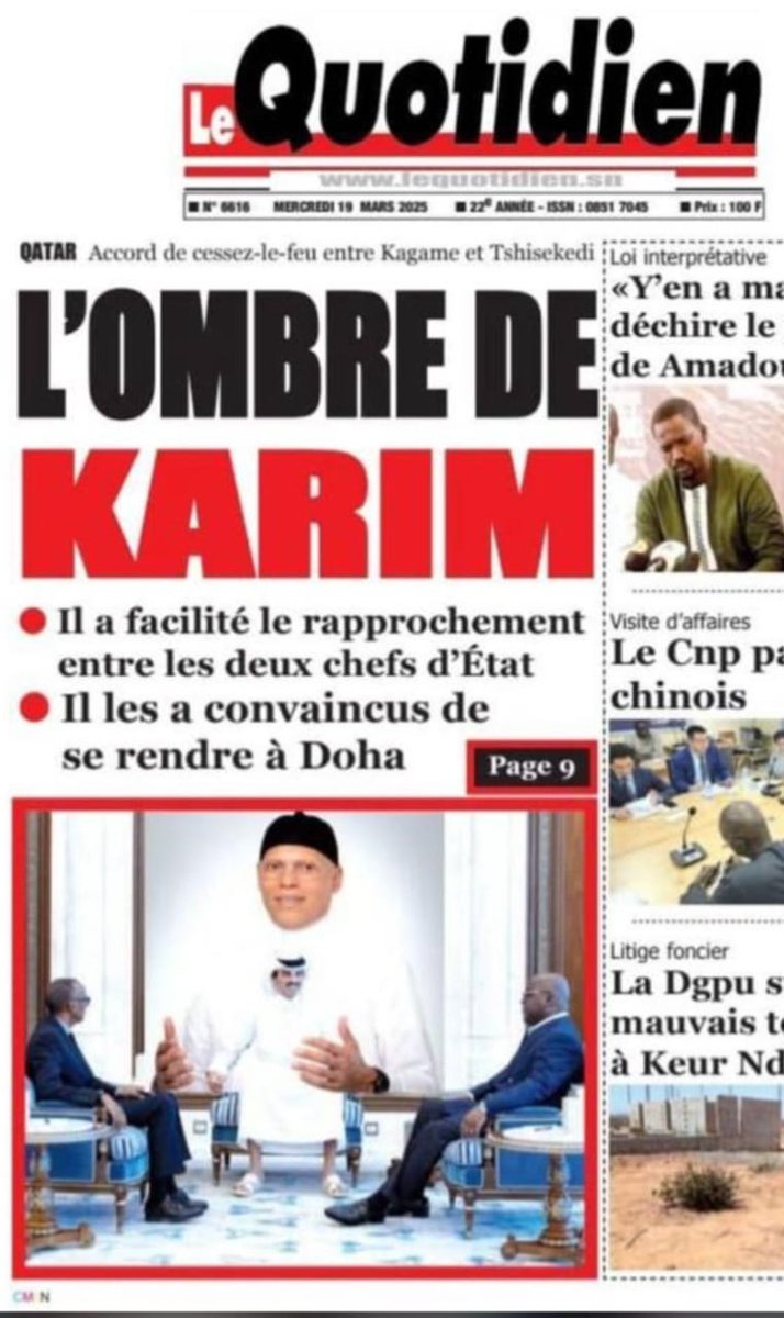 ZahraIyane's tweet photo. #senegal An 1 de gouvernance @PR_Diomaye  marqué par de nombreuses confusions au sein de la diplomatie sénégalaise, celle-ci semble désormais dirigée de l'étranger par #MackySall  et #KarimWade. Malheureusement, l'incapacité du #gouvernement a délivré des solutions, a cantonné le Sénégal à une simple gestion courante des charges de fonctionnement du pays, se limitant à la redistribution des ressources collectées grâce aux taxes et impôts, ainsi qu'à la contraction de prêts dans des conditions extrêmement coûteuses. Pendant ce temps, les sénégalais peinent à joindre les bouts, l'économie à l'arrêt et le Sénégal brille par son absence des grands débats et enjeux mondiaux. Il faut AGIR et se RESSAISIR!#zahraiyane #Ngirsenegal #Akzit