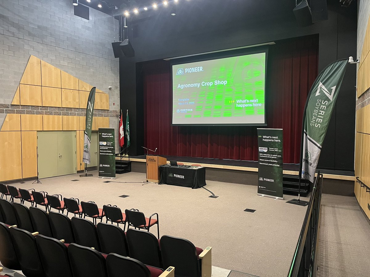 Coffee ☕️ and treats are on! We are set for another great agronomy session. See y’all shortly. Great topics on management considerations for the 2025 growing season. #ontag