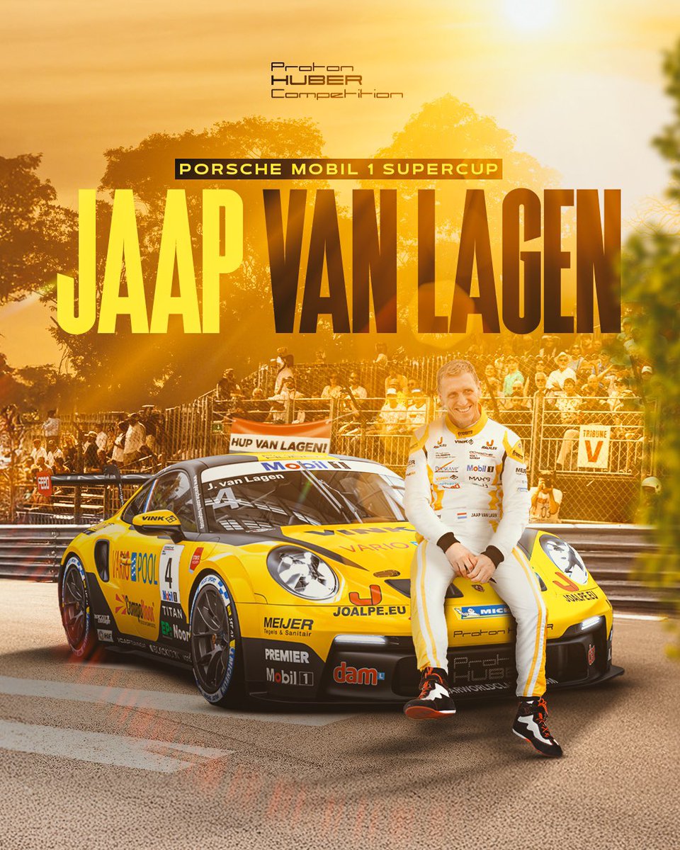 Announcement ‼️
Porsche Mobil1 Supercup with Proton Huber.