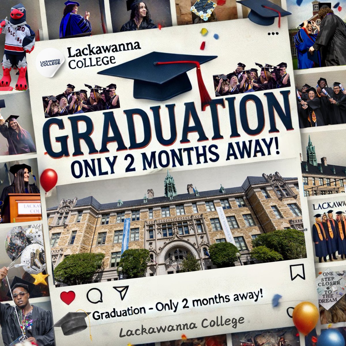 Graduation is quickly approaching, and we're just two months away! 🎓✨ Who’s feeling the excitement? Let the countdown begin! ⏳🎉
