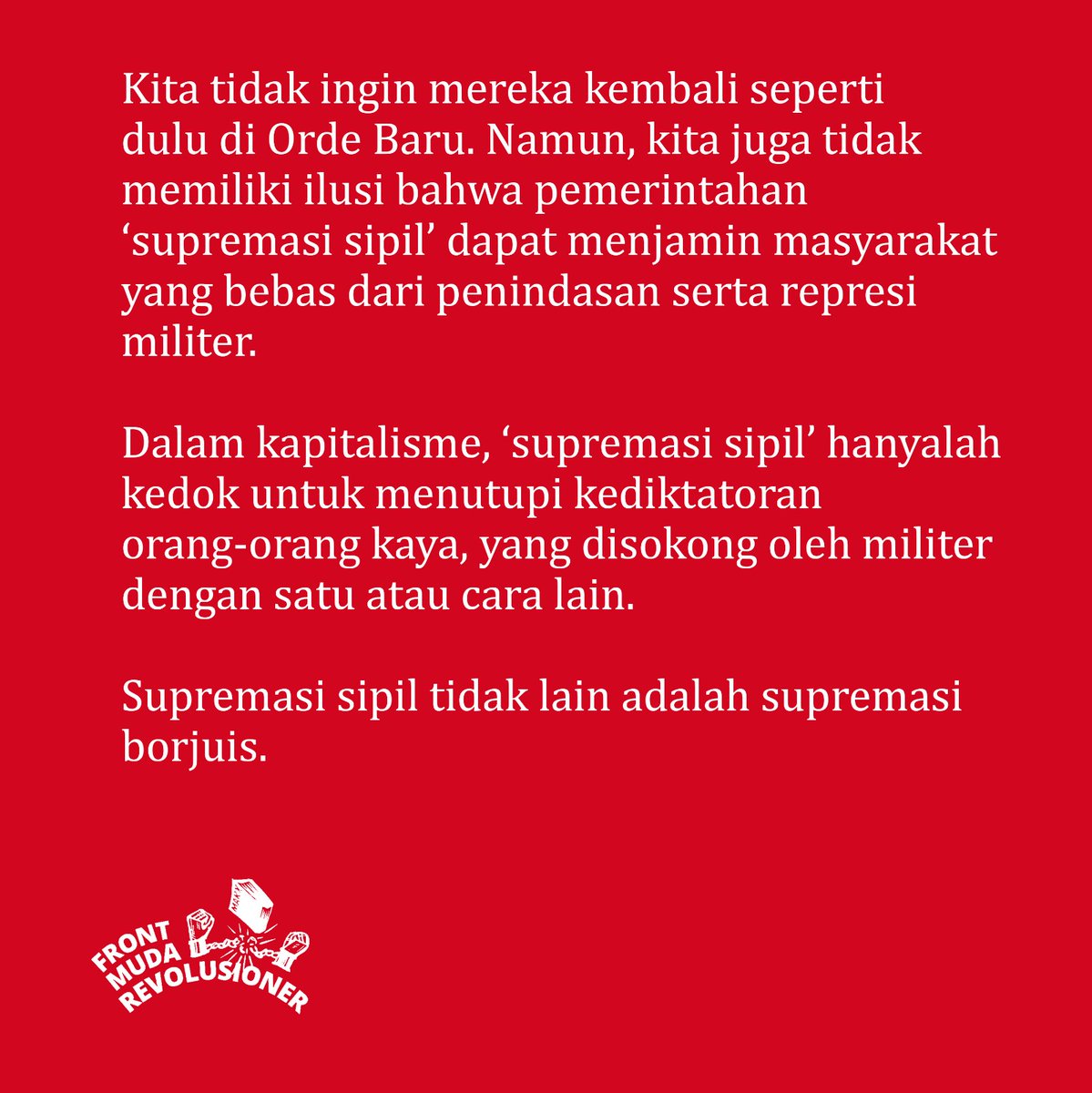 Front Muda Revolusioner tweet media