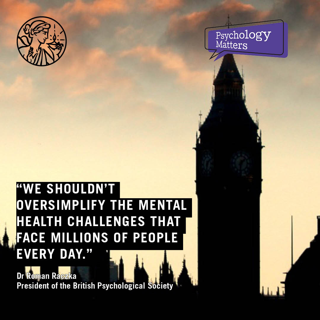 BPSOfficial's tweet photo. "Everyone living with a mental health condition deserves support."

Our president, @romanpsych responds to the Govt's welfare reform changes &amp; to Health Secretary Wes Streeting stating that mental health conditions are "overdiagnosed".

#PsychologyMatters: https://t.co/bHaqCUbrdN https://t.co/nXxBoeAvp0