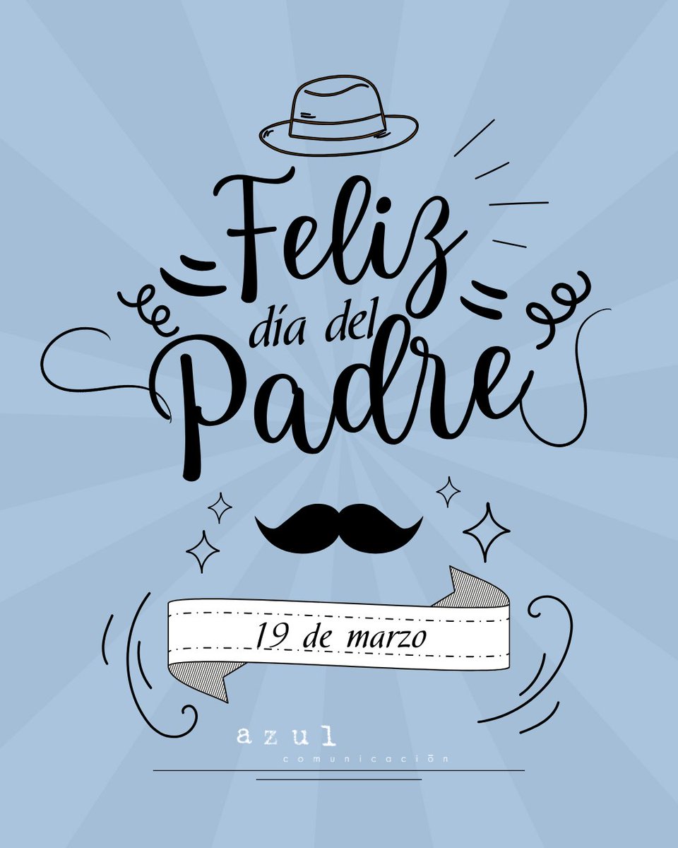 azulcom_es's tweet photo. Feliz día del padre a quienes nos inspiran con su fuerza, amor y enseñanzas ✨

Gracias por estar siempre ahí 💙

¿Cuál es el mejor consejo que te ha dado tu padre? 👇🏼

#GraciasPapá #DíadelPadre #19M https://t.co/SArofqUGiD