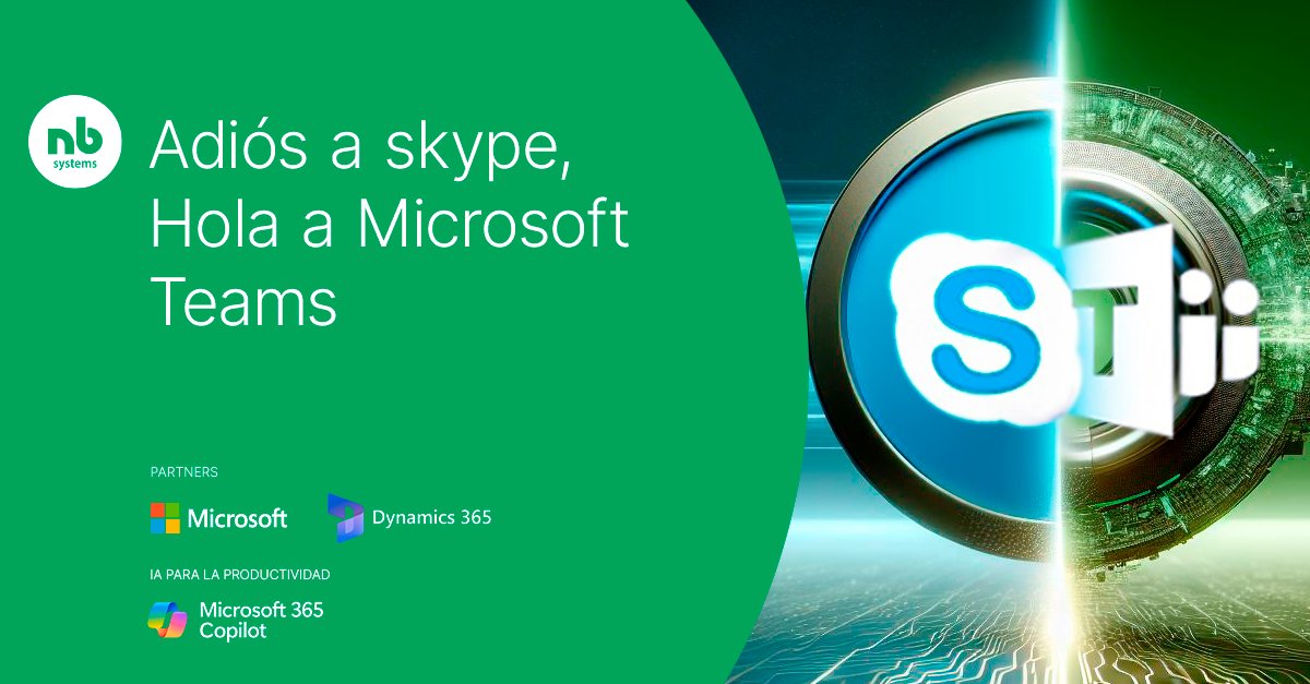 nbgroup_'s tweet photo. Skype ha muerto, larga vida a Teams: ¿el nuevo rey de las comunicaciones empresariales? 🌍

Después de más de dos décadas en la comunicación digital, Microsoft anuncia el cierre  de Skype el próximo 5 de mayo de 2025. 
https://t.co/sgxOI6ooXN https://t.co/MjHg8QAs8h