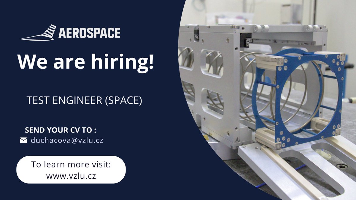 🚀 We Are Hiring! 🚀

Searching for a fresh start? We are currently looking for aTest Engineer (Space)!

📩  Apply here 👉 vzlu.cz/test-engineer-…

#hiring #CareerOpportunity #Aerospace