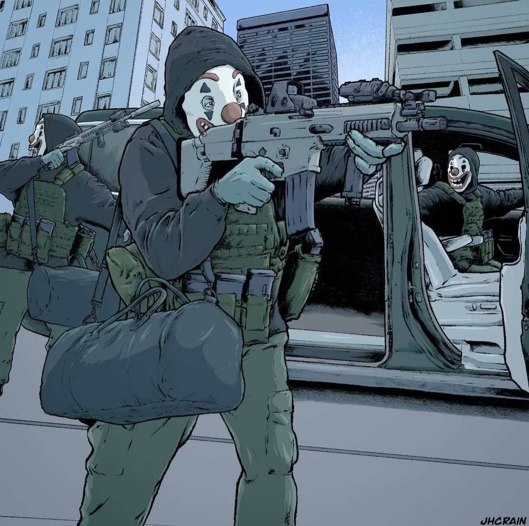 More bank heist art

This is all from a series I did for practice. To see more art like this, head to my IG (@ jhcrain)