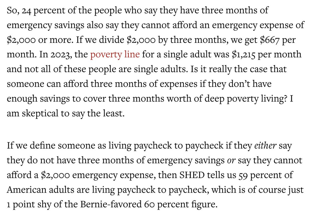 Matt Bruenig (@mattbruenig) on Twitter photo How Many People Live Paycheck to Paycheck? <a href="/dylanmatt/">dylan matthews 🔸</a> <a href="/besttrousers/">Matt Darling 🌐🏗️</a> <a href="/GunnelsWarren/">Warren Gunnels</a> <a href="/mattyglesias/">Matthew Yglesias</a>
peoplespolicyproject.org/2025/03/19/how… How Many People Live Paycheck to Paycheck? <a href="/dylanmatt/">dylan matthews 🔸</a> <a href="/besttrousers/">Matt Darling 🌐🏗️</a> <a href="/GunnelsWarren/">Warren Gunnels</a> <a href="/mattyglesias/">Matthew Yglesias</a>
peoplespolicyproject.org/2025/03/19/how…