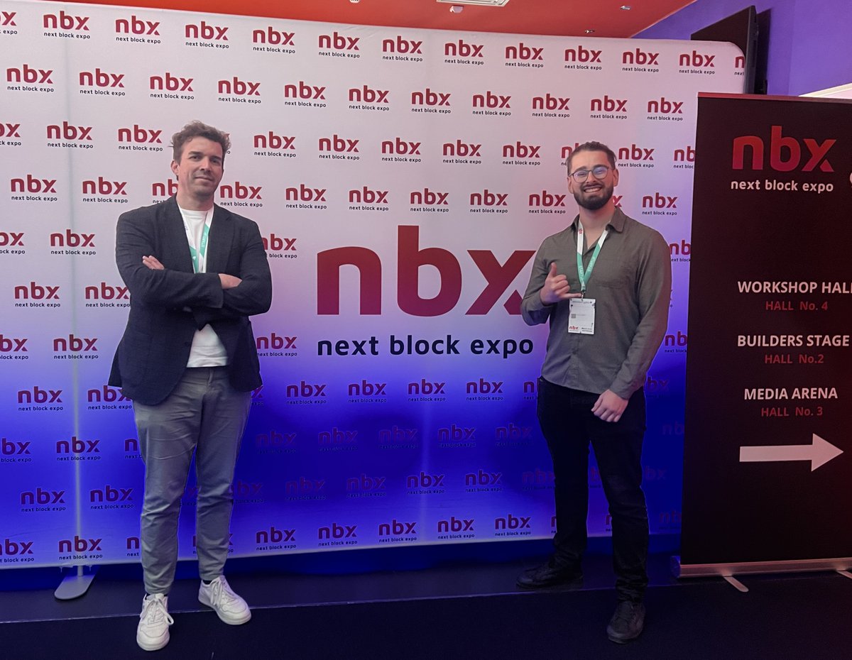 QUDO (@qudocoin) on Twitter photo QUDO has arrived at <a href="/nextblockexpo/">Next Block Expo</a>📍
🕒In a couple of hours, <a href="/_DiogoAbreu/">vadilak.qudo 🟡</a> and <a href="/yeye_/">João Abrantes</a> are going to represent us and pitch QUDO in the Web3 Startup Competition powered by <a href="/COINsiglieriRO/">COINsiglieri.com</a>.
Maybe the odds be ever in their favour🤞
#NBX #Web3Gaming QUDO has arrived at <a href="/nextblockexpo/">Next Block Expo</a>📍
🕒In a couple of hours, <a href="/_DiogoAbreu/">vadilak.qudo 🟡</a> and <a href="/yeye_/">João Abrantes</a> are going to represent us and pitch QUDO in the Web3 Startup Competition powered by <a href="/COINsiglieriRO/">COINsiglieri.com</a>.
Maybe the odds be ever in their favour🤞
#NBX #Web3Gaming