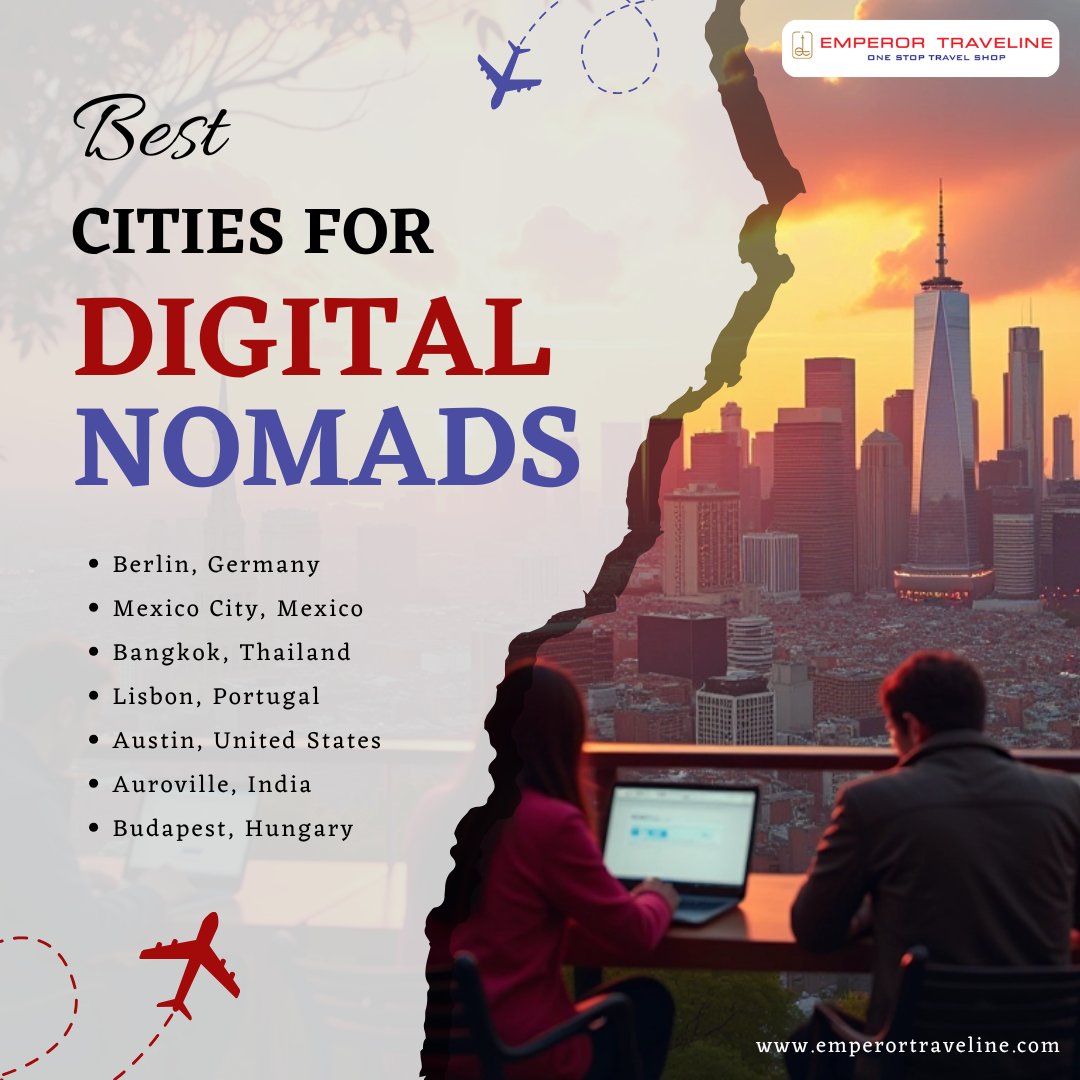 emperortravels's tweet image. Work from anywhere -emperortraveline.com/best-cities-fo…

#DigitalNomadLife #Travel #DigitalNomad #TravelAndWork #RemoteWork #Wanderlust #EmperorTraveline #NomadVibes #TravelGoals #berlin #Germany #Lisbon #Portugal #Auroville #India #Pondicherry #Bangkok #Mexico #AustinLin #Budapest #Hungary