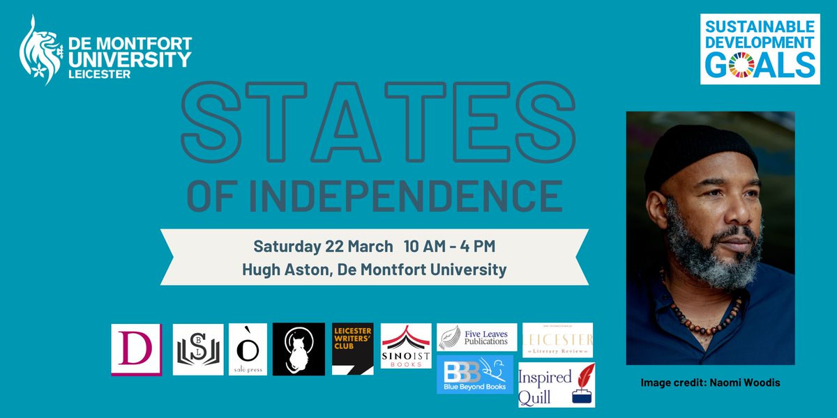 Farhana Shaikh 🍉 (@farhanashaikh) on Twitter photo More than 100 people have signed up to attend this year's <a href="/StatesofIndie/">States of Independence</a> on Saturday.
What to expect? A free book festival and fair with talks and workshops.
Our keynote speaker is Anthony Joseph.
Join us for an hour, stay for the day. #Leicester
eventbrite.co.uk/e/states-of-in… More than 100 people have signed up to attend this year's <a href="/StatesofIndie/">States of Independence</a> on Saturday.
What to expect? A free book festival and fair with talks and workshops.
Our keynote speaker is Anthony Joseph.
Join us for an hour, stay for the day. #Leicester
eventbrite.co.uk/e/states-of-in…