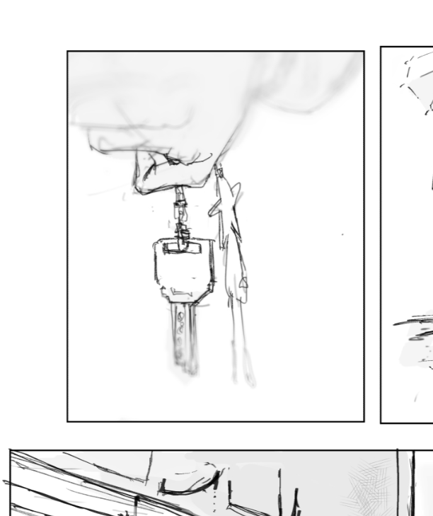 以前、マンガでマクロレンズとか望遠玉ボケ表現とか熱による空気のゆらぎとかの表現をやっていたのを思い出した 