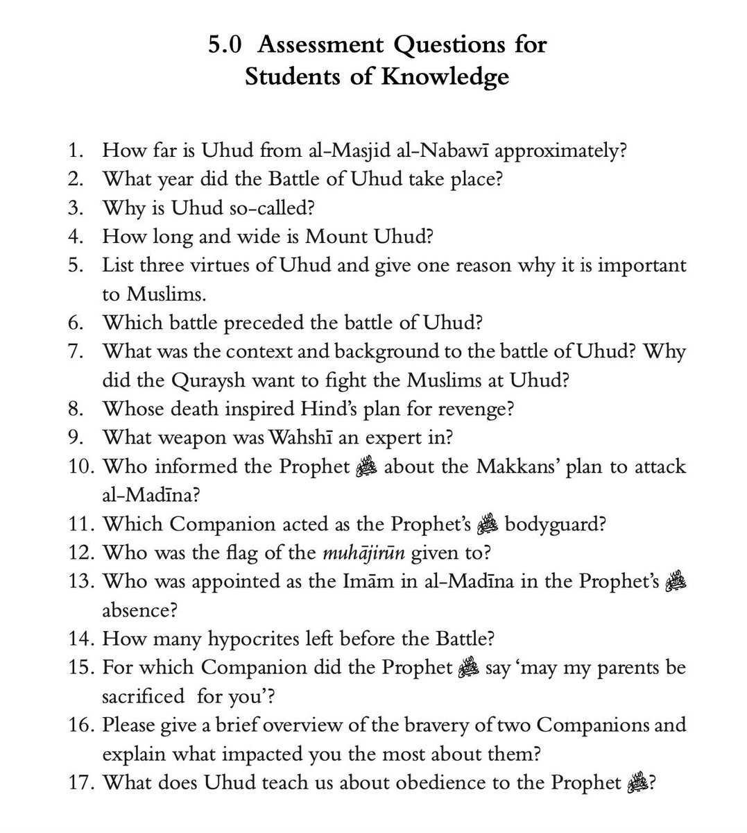 *Uhud - the battle, the martyrs, the lessons* 

*the story of the Battle in detail

*Six additional sections at the end

*25 assessment questions for students to tackle, thus making the book ideal for madrassas

*12,000 words (50 pages)

*available now at abulnoor.com/islamicbooks/