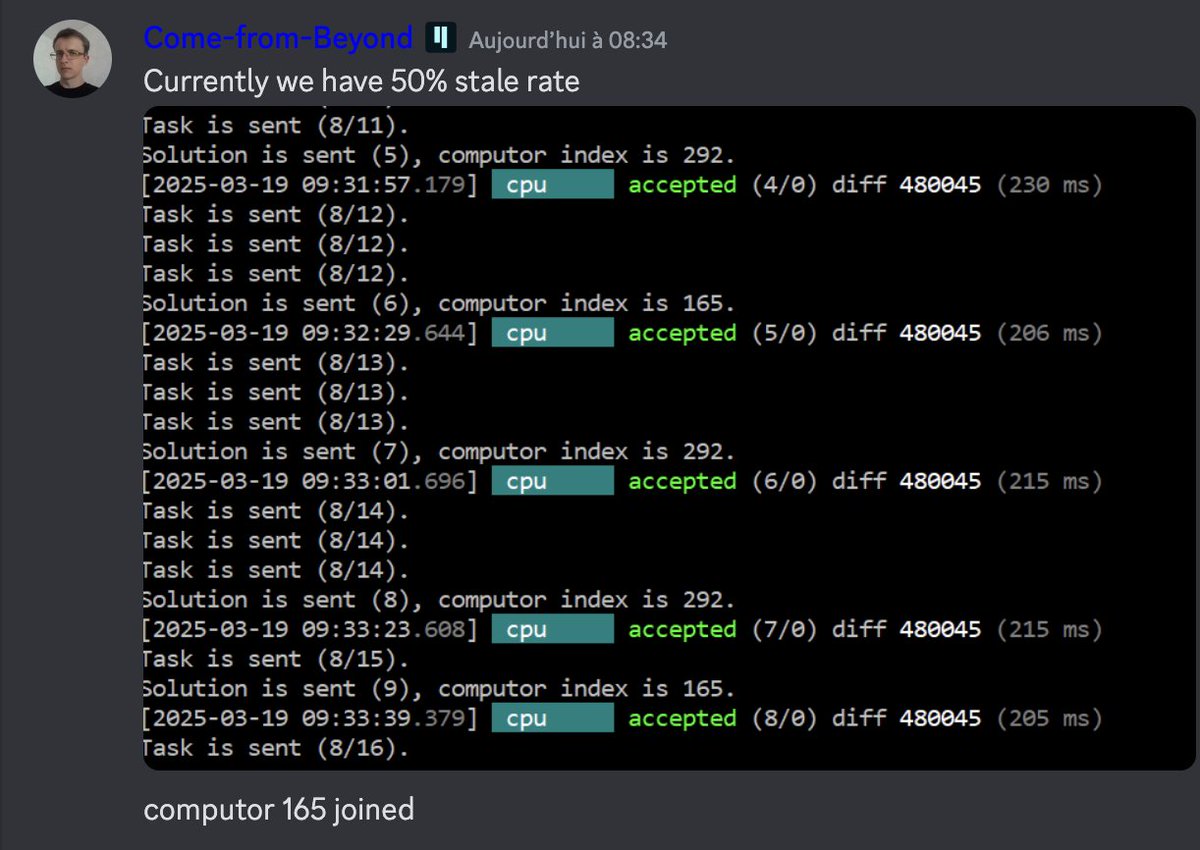 cryptofanatiix's tweet image. Oops! 📢
We're sorry to announce that you're witnessing the first instance of USEFUL proof of work in the crypto space.
$Qubic