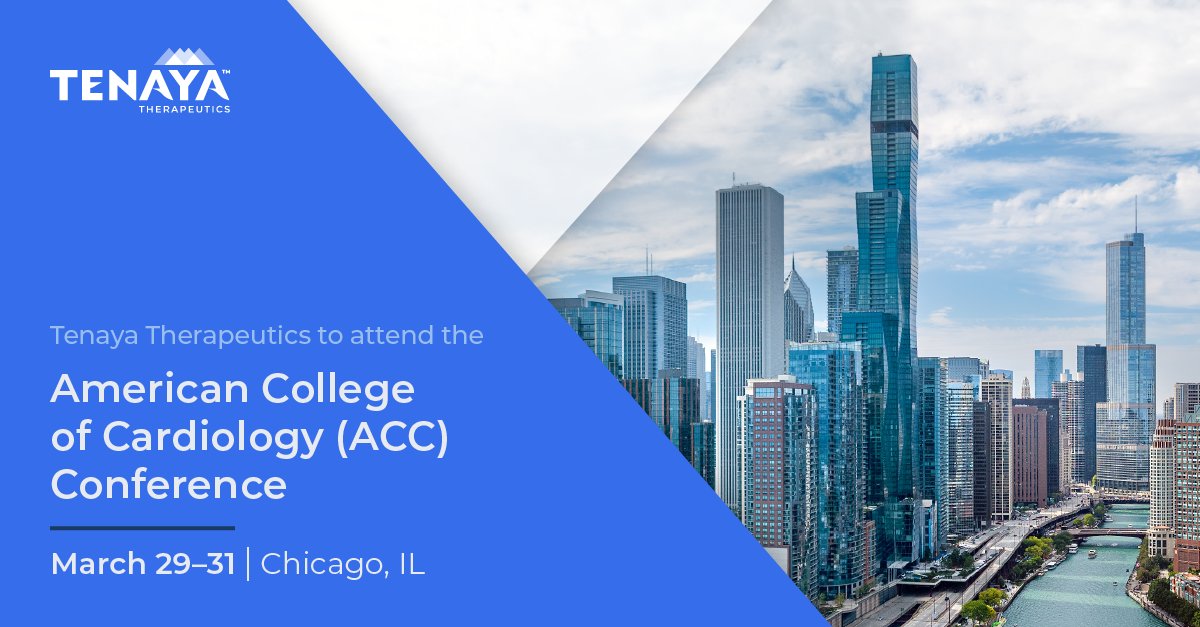 Tenaya Therapeutics (@tenayathera) on Twitter photo We’re looking forward to sharing data on our gene therapy programs and connecting with cardiology leaders at #ACC25.
<a href="/DesaiMilindY/">Milind Desai MD MBA</a> will be presenting updated data from the MyPEAKTM-1 clinical trial of TN-201 gene therapy.
Read more: bit.ly/3Y0wiP4
#HeartHealth We’re looking forward to sharing data on our gene therapy programs and connecting with cardiology leaders at #ACC25.
<a href="/DesaiMilindY/">Milind Desai MD MBA</a> will be presenting updated data from the MyPEAKTM-1 clinical trial of TN-201 gene therapy.
Read more: bit.ly/3Y0wiP4
#HeartHealth