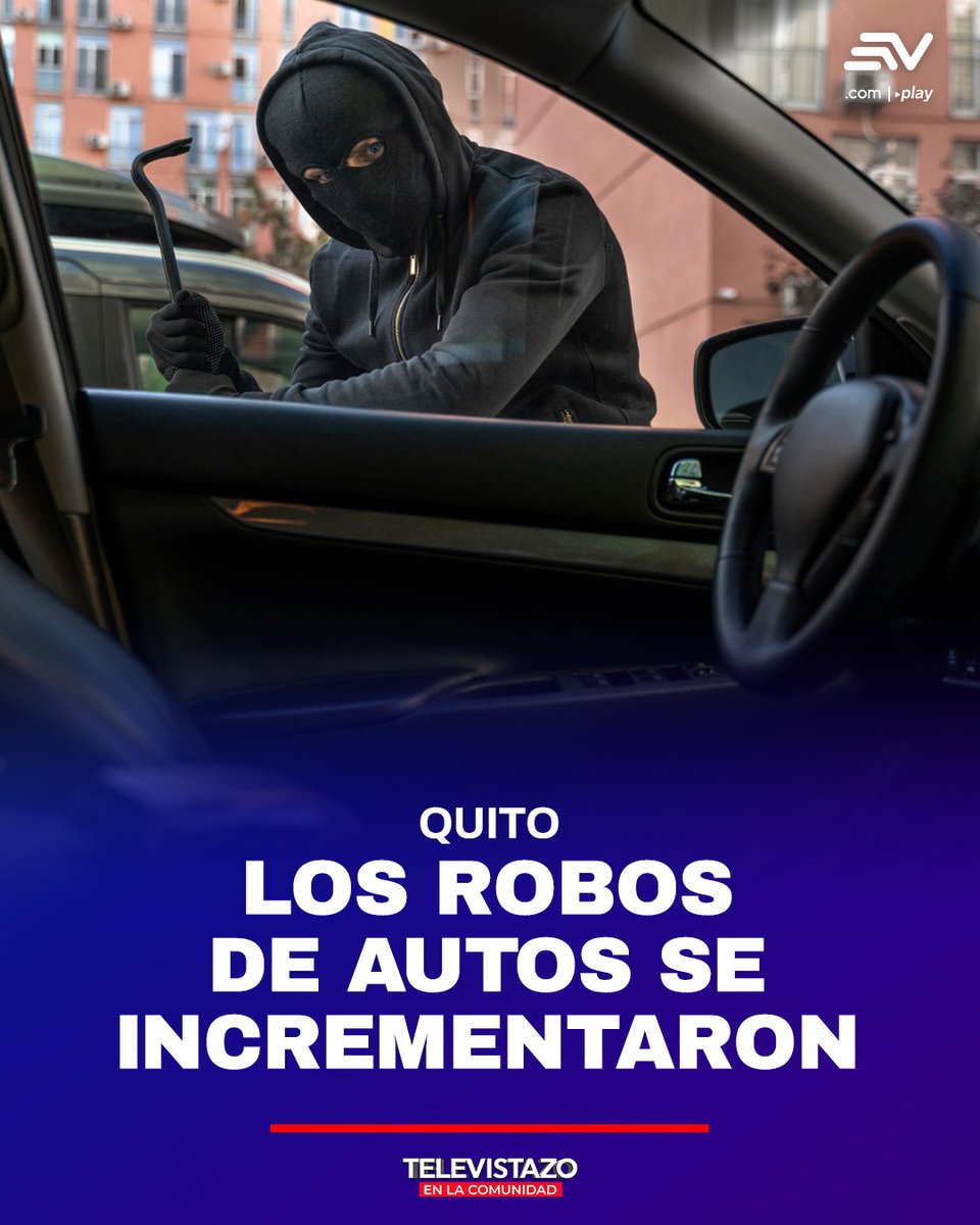 📊 En #Quito, en lo que va de 2025, se han reportado 529 autos robados, lo cual implica un aumento en relación con 2024, según datos de la Policía Judicial. 👉 bit.ly/4j0q7CM