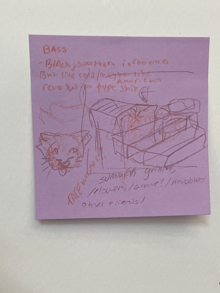 Reapleaser's tweet photo. Not artwork technically but my notes for my murderface painting https://t.co/2MzGcHFSKo