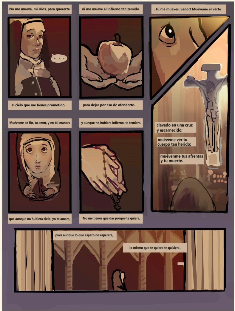 iesmachado's tweet photo. El alumnado de #3ESOA ha convertido la poesia del Renacimiento español a cómic. Aquí tenéis a Garcilaso de la Vega y a Santa Teresa de Jesús https://t.co/Qs2vFQUjhw