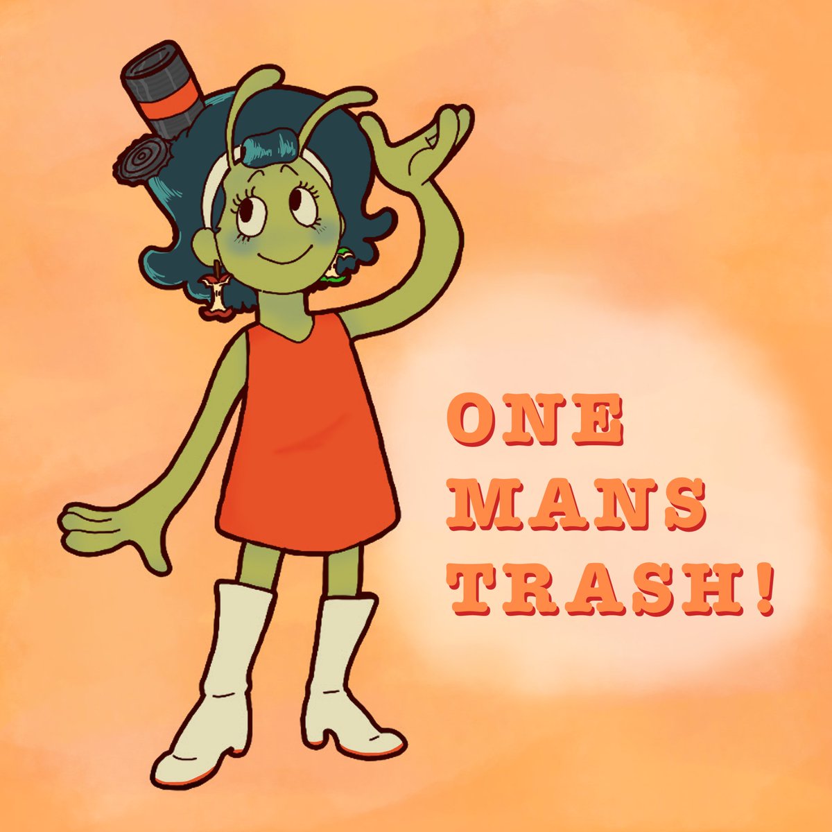 FoggysTV's tweet image. 4th character for my project: Tracey’s Space. Meet Opal, A very curious alien who enjoys collecting and displaying “junk” to her neighbors

This lovely lady was created for my project by the wonderful: @JTTOOP 
#puppetproject #puppets #traceysspace