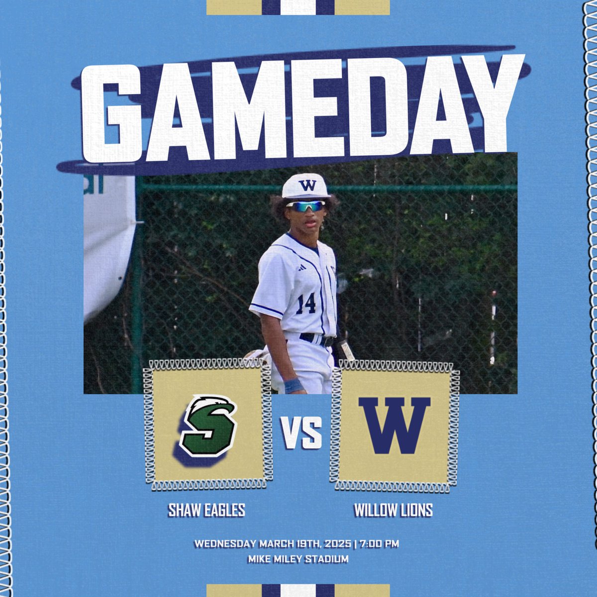 Back to work‼️
⚾️- GEAUX DAY
🆚- Shaw 
📅- 3/19/2025
📍- Mike Miley Stadium
⏰- 7:00 PM
#TRUST #STATEMENT #DAWG