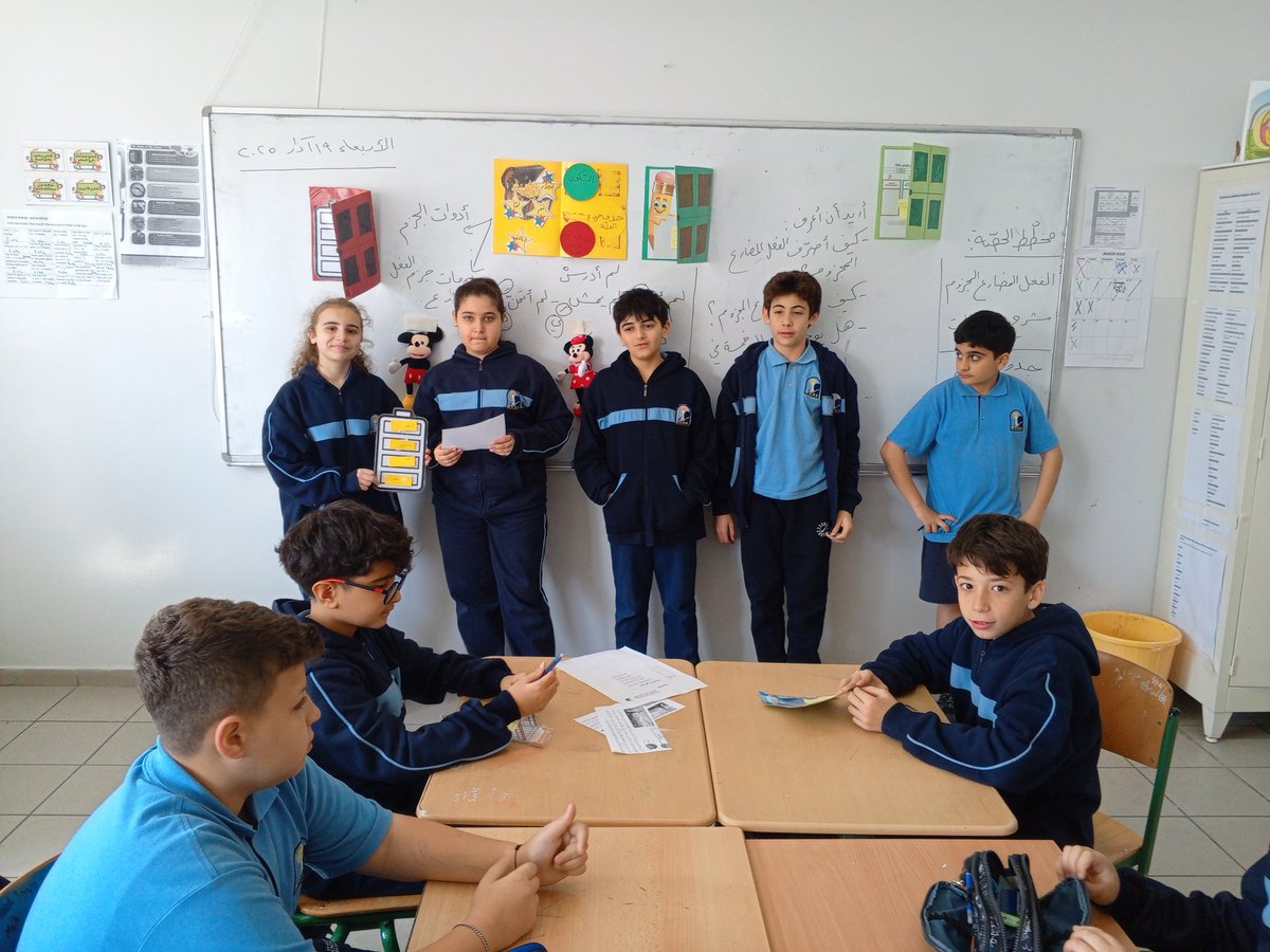 Nashaat Alaily (@alailyhata44316) on Twitter photo <a href="/Hhhsinfo/">Houssam Hariri HS</a> <a href="/dina_jradi/">Dina Jradi</a> <a href="/DidiSaleh10/">Diana Saleh</a> <a href="/RimaBissani/">Rima Bissani</a> <a href="/nesrine_majzoub/">Nesrine Majzoub</a> ضمن استراتيجيّة جدول التّعلّم_التعلّم النّشط، خاض متعلّمو السّادس (إنك ج) مغامرة مشوّقة برفقة ميني وميكي لاستكشاف الفعل المضارع المجزوم وعلاماته، مستمتعين بأنشطة تفاعليّة جعلت التعلّم أكثر متعة وإثراءً. <a href="/Hhhsinfo/">Houssam Hariri HS</a> <a href="/dina_jradi/">Dina Jradi</a> <a href="/DidiSaleh10/">Diana Saleh</a> <a href="/RimaBissani/">Rima Bissani</a> <a href="/nesrine_majzoub/">Nesrine Majzoub</a> ضمن استراتيجيّة جدول التّعلّم_التعلّم النّشط، خاض متعلّمو السّادس (إنك ج) مغامرة مشوّقة برفقة ميني وميكي لاستكشاف الفعل المضارع المجزوم وعلاماته، مستمتعين بأنشطة تفاعليّة جعلت التعلّم أكثر متعة وإثراءً.