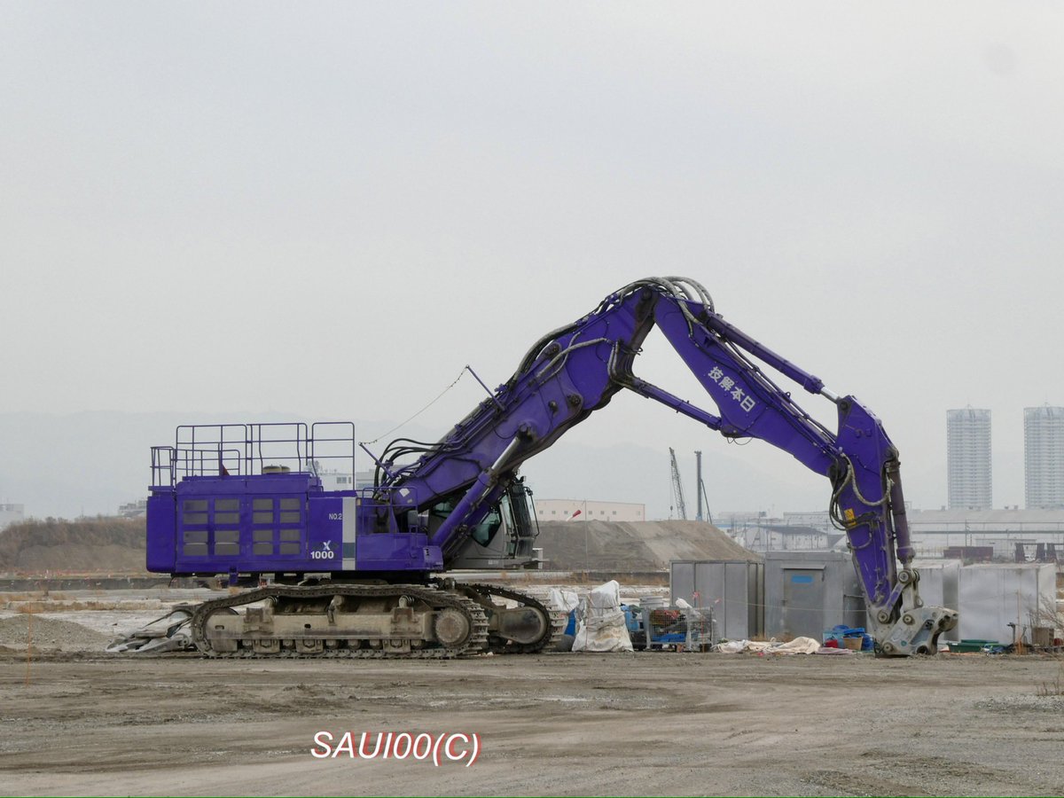 日本解技 HITACHI ZAXIS 1000K #sk550d #日立建機 #コマツ#kobelco