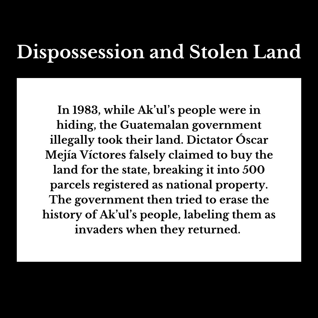 SolidarityGuate's tweet photo. 2/3…it was the result of years of resistance and legal battles led by the Indigenous Maya Ixil Authorities. On February 20, 2024, Ak’ul officially celebrated the return of its communal land, closing a painful chapter of dispossession. https://t.co/eze64zVDw0