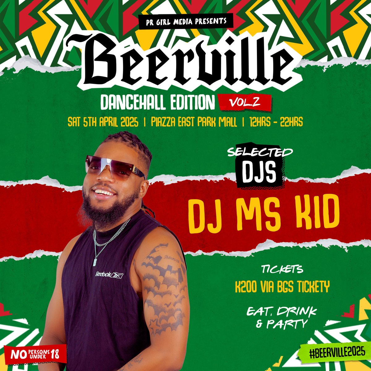 Mike_S_Official's tweet photo. 📣 Official Announcement‼️
I'm thrilled to confirm that I've been selected to perform at this year's @PRGirlMedia @BeervilleZambia dancehall edition vol 2‼️on 5th of April 🔥🙌

I'm honored to be a part of this amazing event and can't wait to party jamaican style with you all https://t.co/XdgoskZsAU