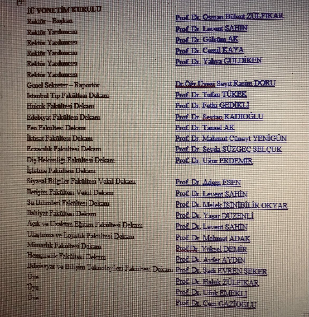 İmamoğlu’nun diplomasını iptal eden İÜ Yönetim Kurulu’ndan öğrenciler hesap soruyor. 
Bu yönetim, yüz karası bir yönetim olarak İÜ tarihinde yer aldı bile.