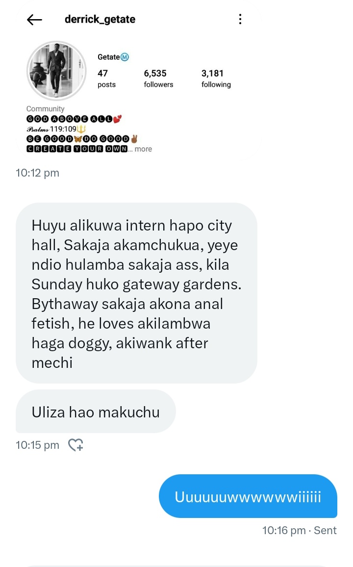 AokoOtieno_'s tweet photo. Jana sikuwapa screenshots zote za Mr. Dimples na vitu anafanya na vijana 

Nyinyi mjisomee wenyewe 

Halafu nitamalizia na the Diplomat using Embu Immigration office for fraud 

I'll put them as thread

Mimi 🤐 https://t.co/3kC2t6zEvm