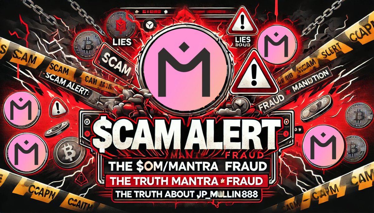 🚨 EXPOSED: The Biggest Crypto Scam – $OM (MANTRA) &amp; <a href="/jp_mullin888/">JP Mullin (🕉, 🏘️)</a> 🚨

The community has been betrayed by MANTRA and its CEO <a href="/jp_mullin888/">JP Mullin (🕉, 🏘️)</a>. They’ve manipulated thousands of loyal supporters, using deceptive tactics to drain money and destroy trust. Here’s the full breakdown of