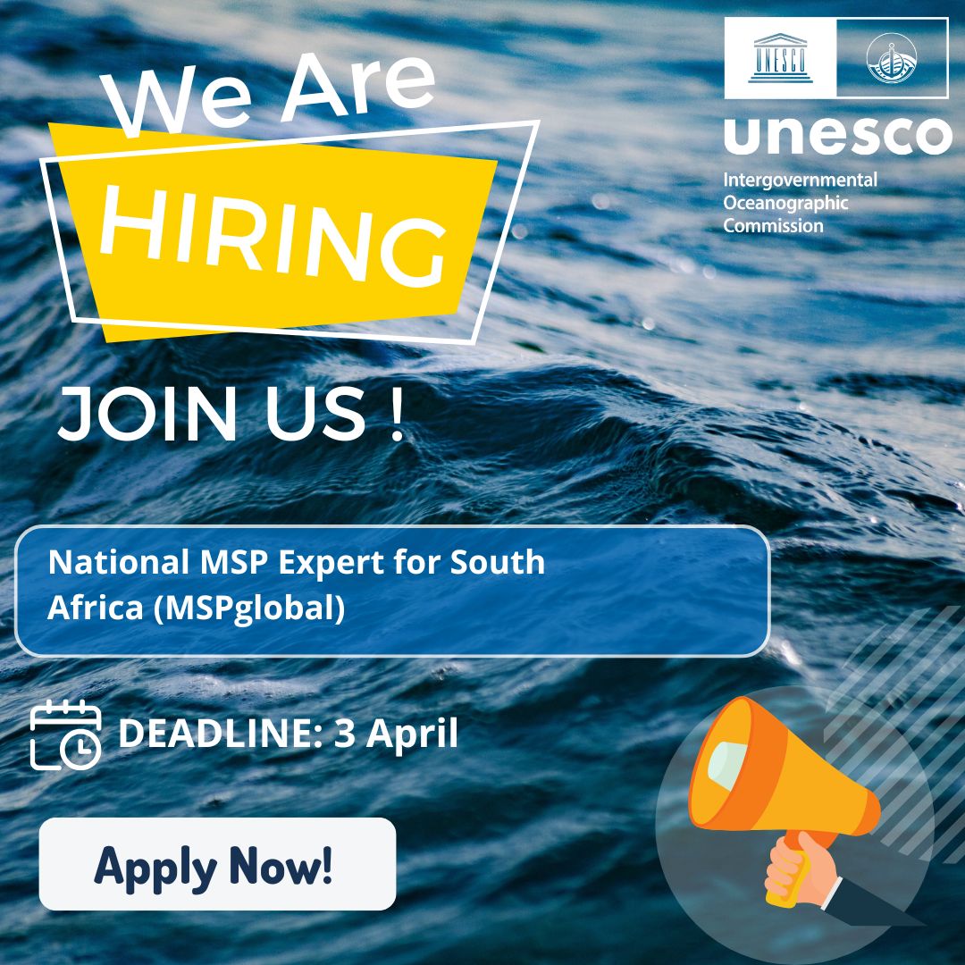 Job opportunity 📣

We're looking for a Consultant to  support the MSPglobal Coordinator to implement national MSP activities in
South Africa. 

Apply here by 3 April 👉ow.ly/hLSA50VkF7o