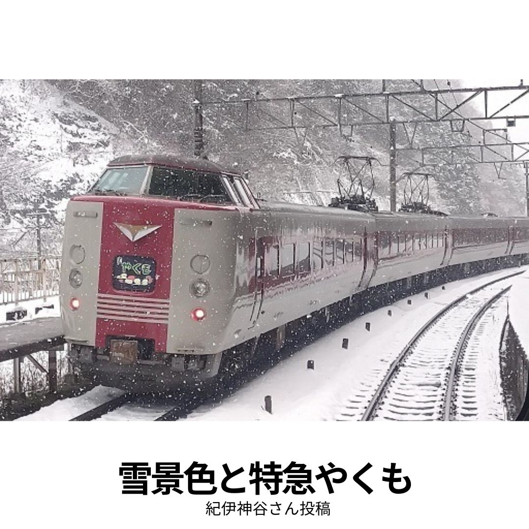 RememberShimane's tweet photo. 2024年に定期運行を終えたJRの特急「旧型やくも」🚈

今年の冬、臨時列車として運行されたそうです
団員の紀伊神谷さんから
雪景色の中撮影した見事な写真が届きました！

いつまでも心の中にとどめておきたい景色です😊
⏬
https://t.co/Ya0X8i6cu6

#島根県 https://t.co/ujFj79OIc5