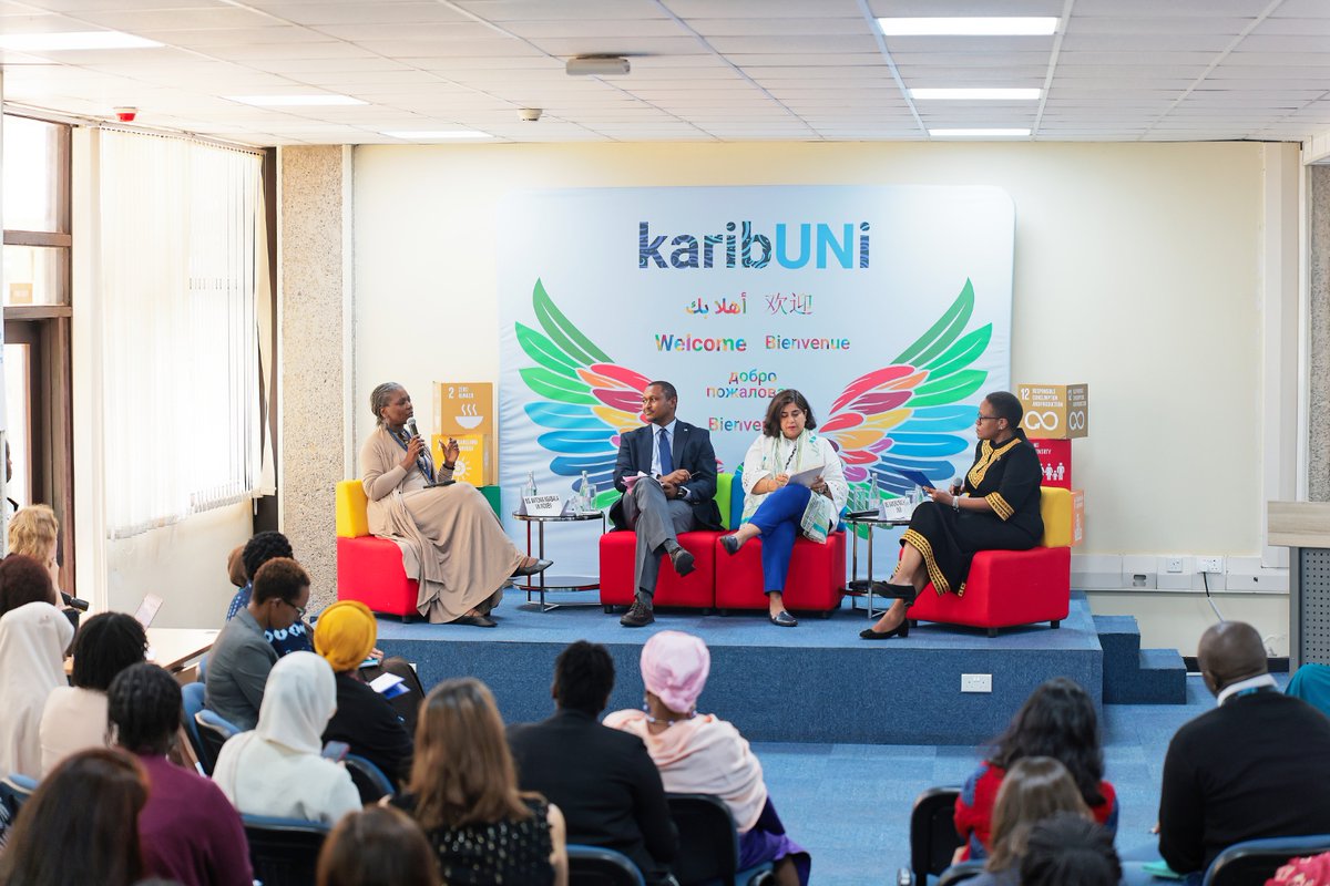 The Women Leaders Network of the UN system in Nairobi marked #IWD2025 with a powerful gathering led by <a href="/ZainabHawa/">Zainab Hawa Bangura</a> , UNON Director-General.  With 51% of UN leadership in Kenya being female, the event focused on mentorship, career growth &amp; work-life balance.

<a href="/FatouKineNdoye/">Fatou Ndoye</a> ,
